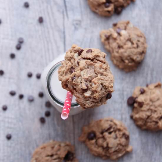 Vegan GF Chocolate Chip Cookies