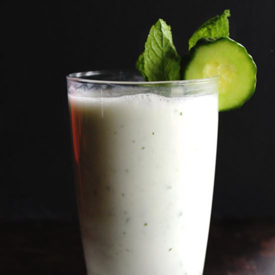 Cucumber Doogh: Afghan Yogurt Drink