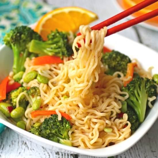 Ramen in Orange-Chili Sauce