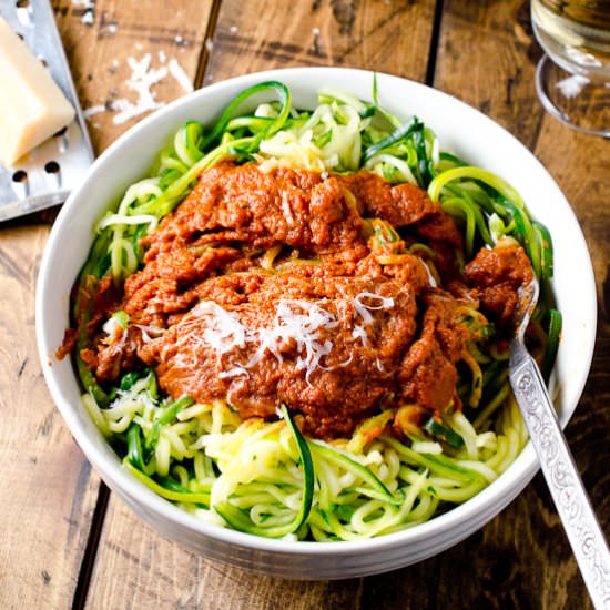 15 Minute Zucchini Spaghetti