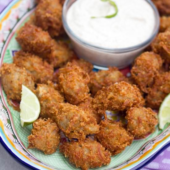 Jalapeño Parmesan Quinoa Tater Tots