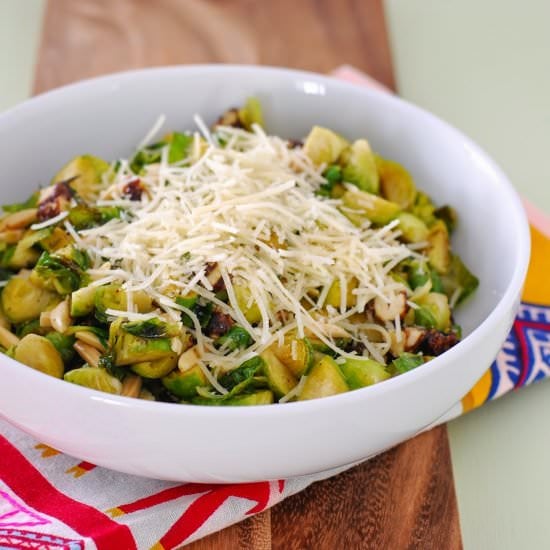 Warm Brussels Sprouts Salad