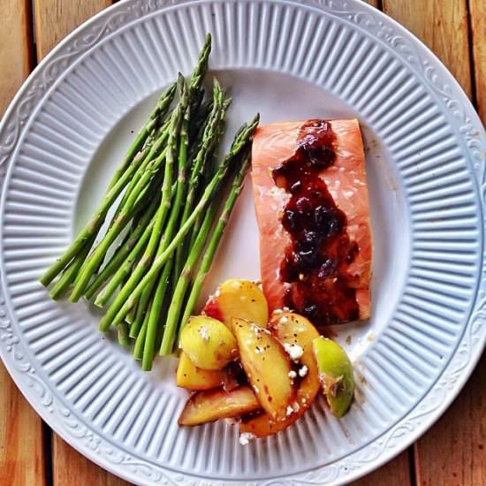 Cranberry Chipotle Salmon