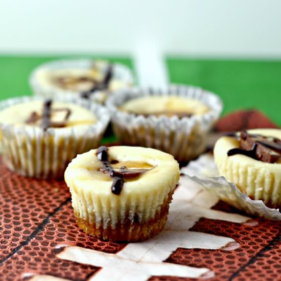 Mini Snickers Cheesecake Bites