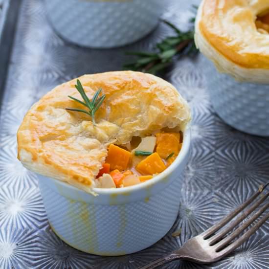 Sweet Potato Rosemary Chicken Pies