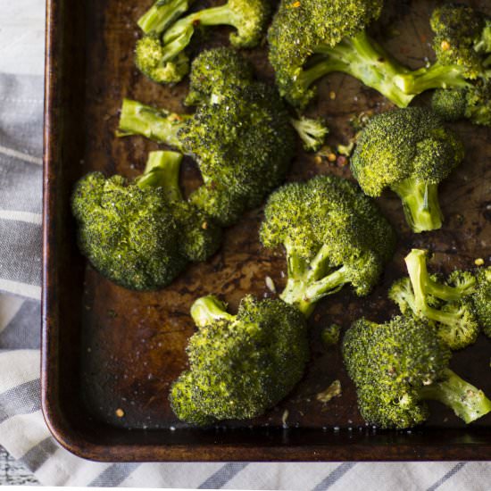 Spicy Roasted Broccoli