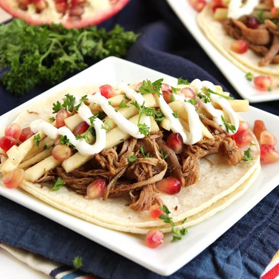 Maple Balsamic Pork Tacos