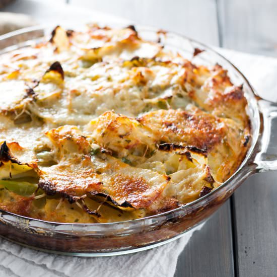 Weeknight Cabbage Gratin