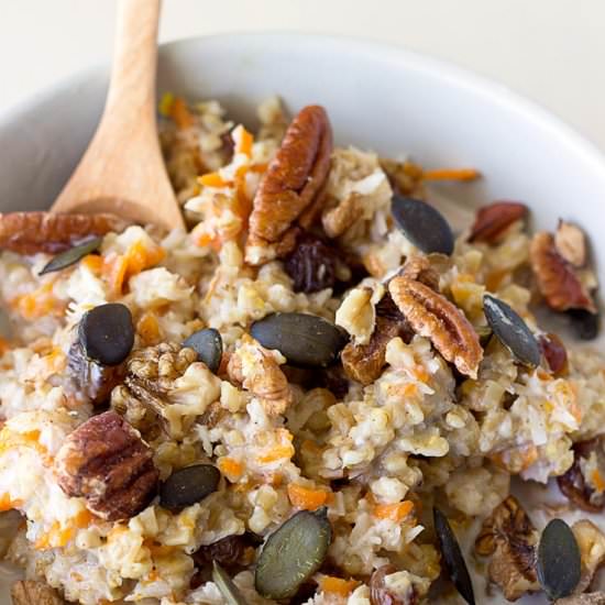 Carrot Cake Oatmeal
