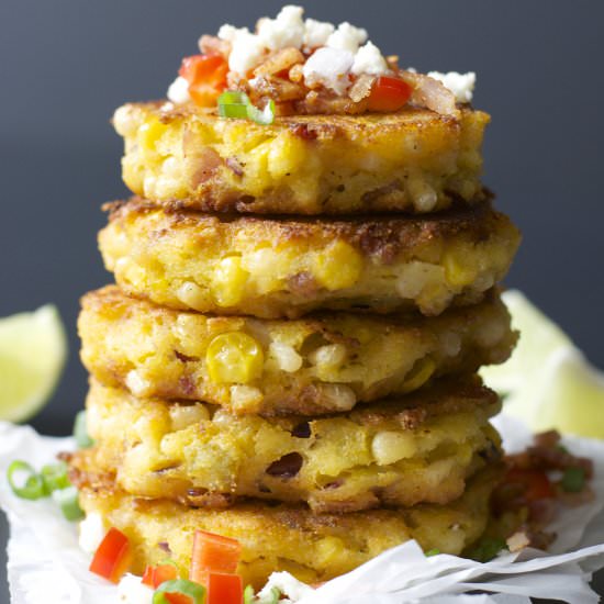 Green Chile Corn Fritters