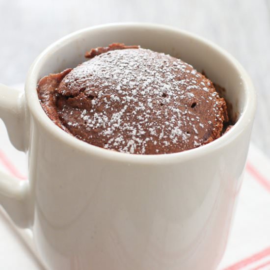 Skinny Chocolate Mug Cake