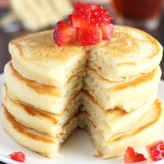 Best Healthy Buttermilk Pancakes