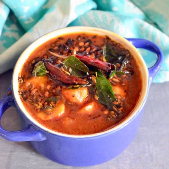 Tangy yam stew