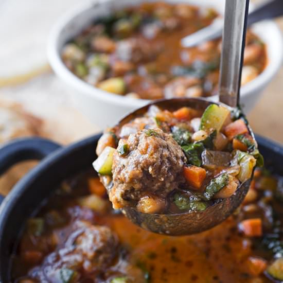Italian Meatball Soup