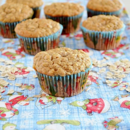Oatmeal Applesauce Muffins