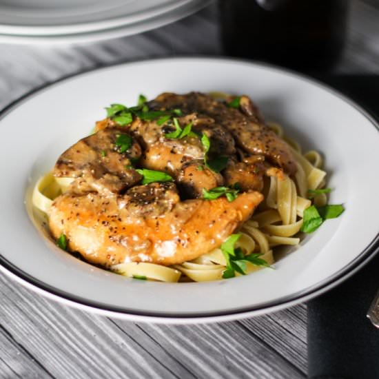 Chicken with Marscapone Marsala