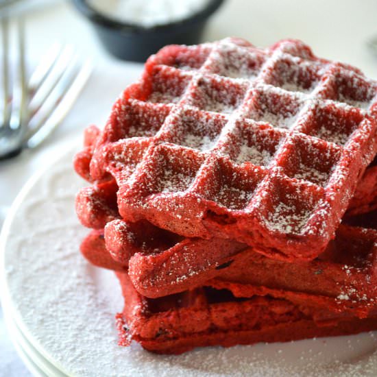 Red Velvet Waffles