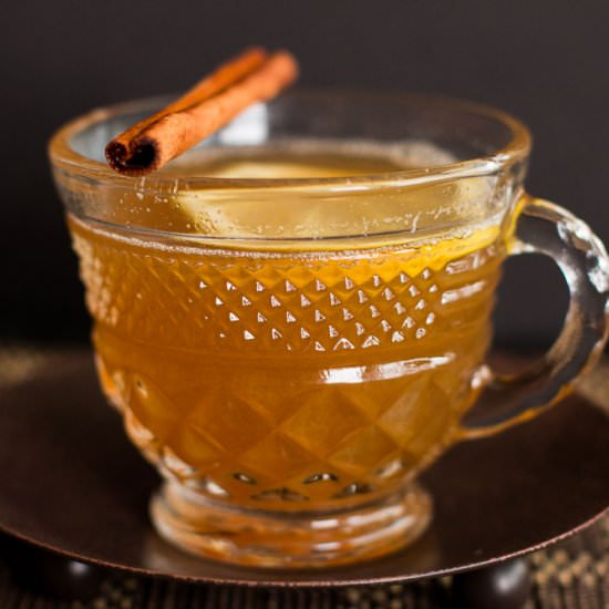 Spiced Chamomile Ginger Hot Toddy
