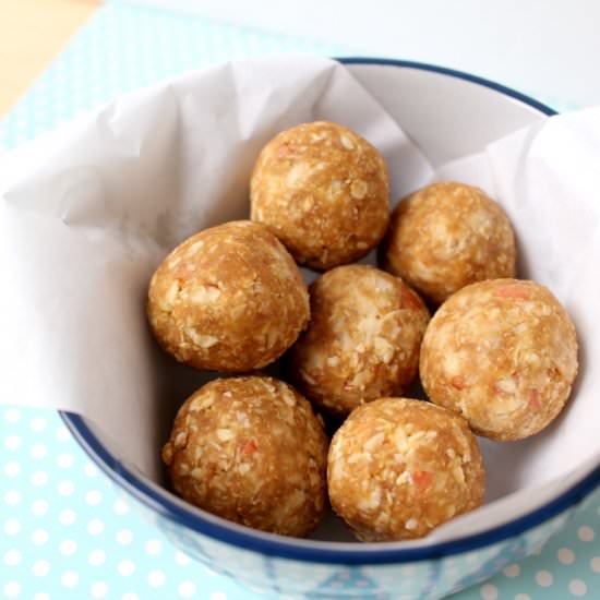 Apple and Peanut Butter Snack Bites