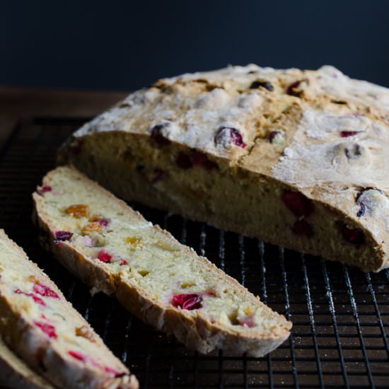 Cranberry Orange Soda Bread