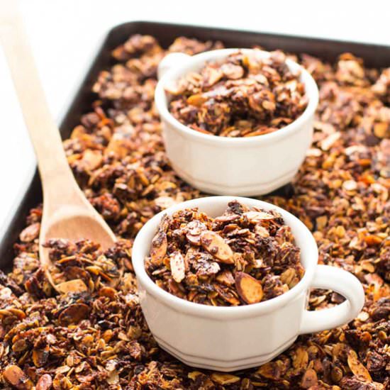 Nutella Almond Granola