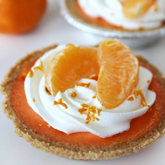 Mini Clementine Cream Tarts