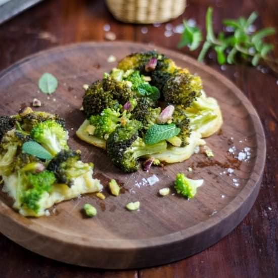 Potato & Broccoli Tart