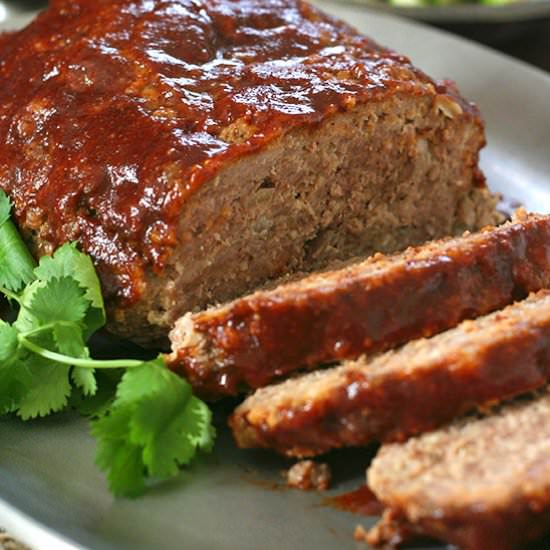 Slow Cooker BBQ Meatloaf