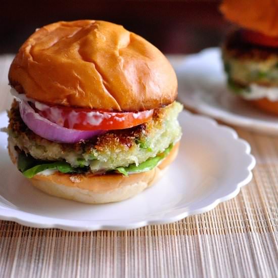 Aloo Tikki Burger!