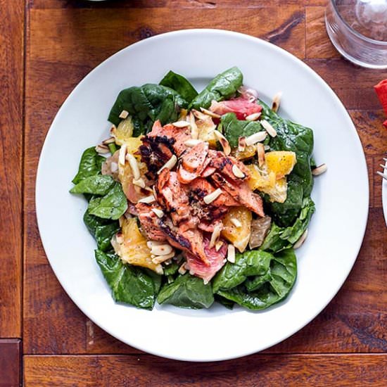 Grilled Salmon with Citrus Salad