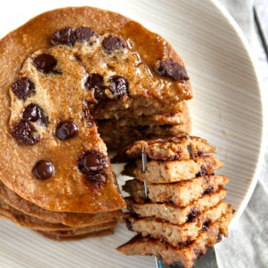 Gingerbread Greek Yogurt Pancakes