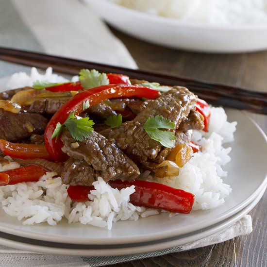 Steak Stir Fry with Peppers