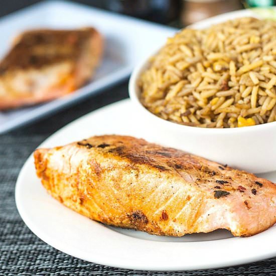 Smoked Paprika Roasted Salmon