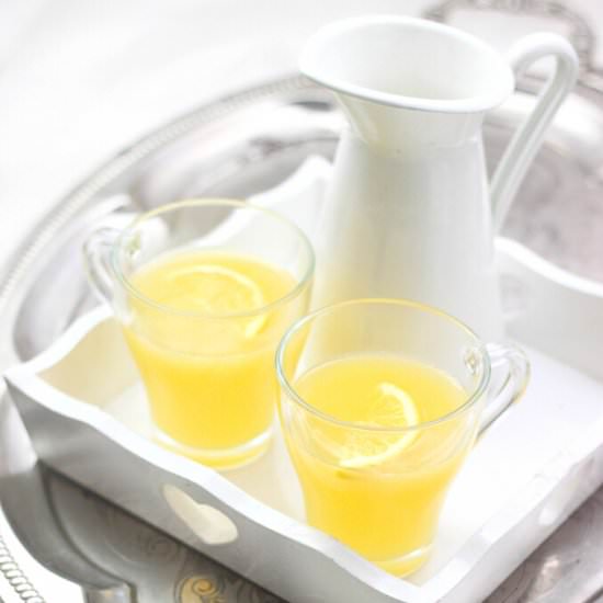 Hot lemonade