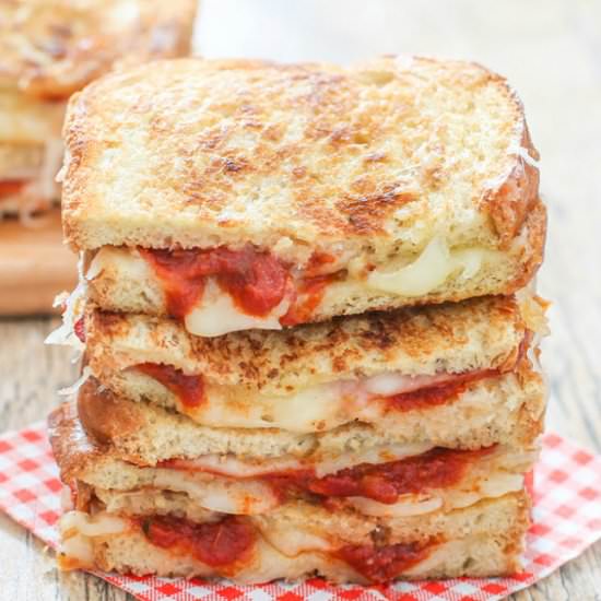 Pizza Grilled Cheese Sandwich