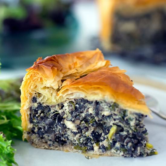Mushroom Filo Pie
