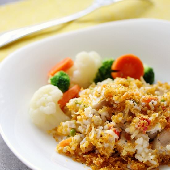 Creamy Chicken & Rice Casserole