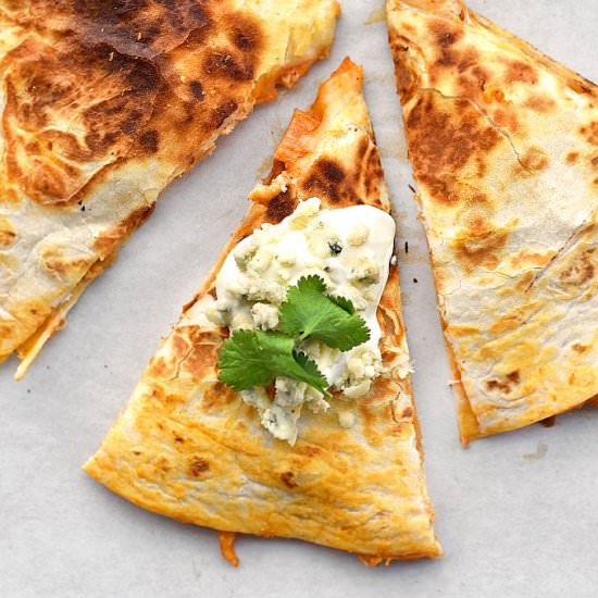 Buffalo Chicken Quesadillas
