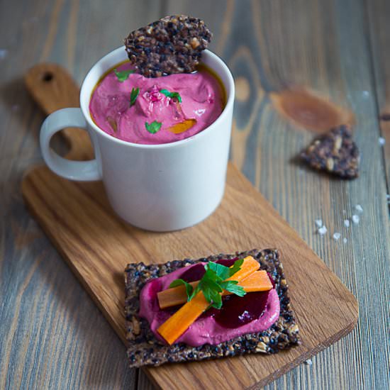 Raw Beetroot Hummus