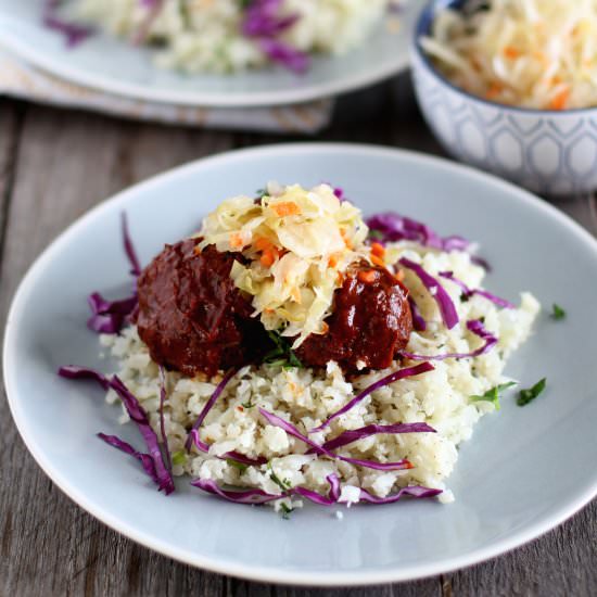 Ancho Chile Mexican Meatballs