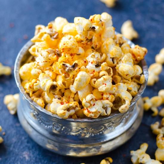 Salty Spicy Popcorn