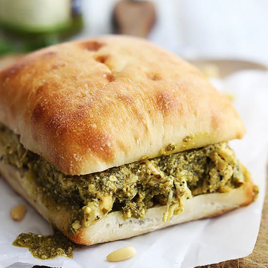 Pesto Chicken Sandwiches