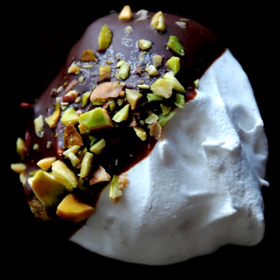Pistachio Meringues