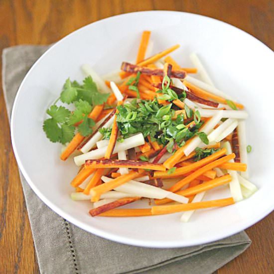 Carrot and Kohlrabi Salad