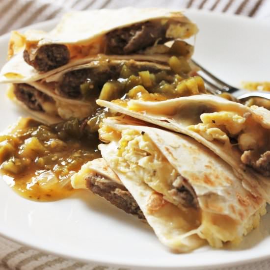 Breakfast Quesadillas