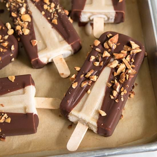 Banana Coconut Ice Pops