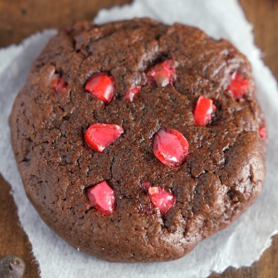 Chocolate Red Hot Cookies