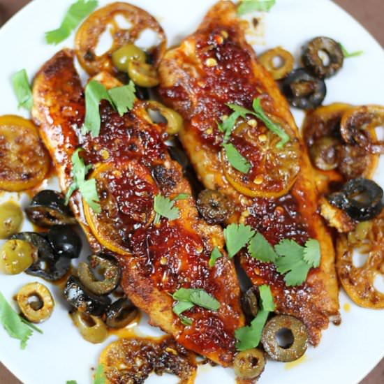 Spicy Lemon Chili Tilapia