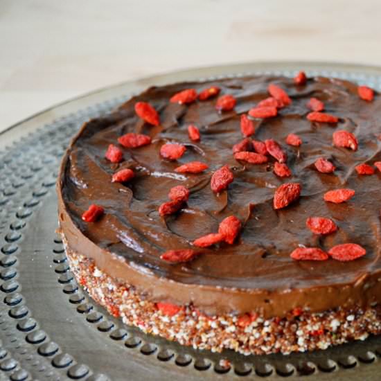 Raw Chocolate Gojiberry Cake