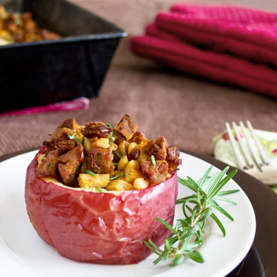Stuffed Apples with Sausage